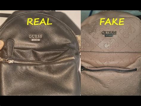 fake guess vs real guess bag|how to identify a guess handbag.